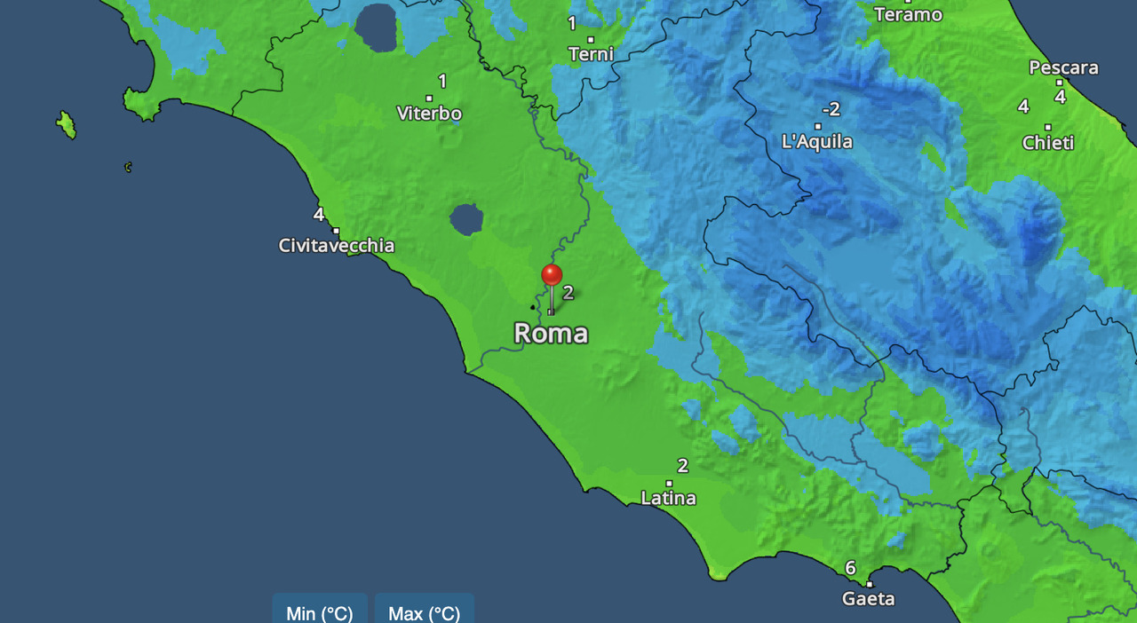 freddo invernale in arrivo a roma temperature gi249 fino a 2 gradi con il vortice dalla scandinavia ecco quando