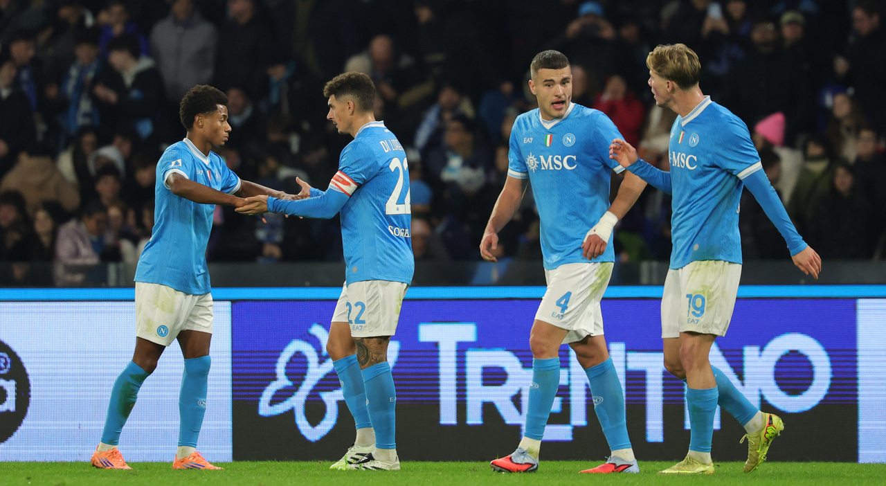 Napoli Atalanta 3 1, le pagelle: Neres (7,5) devastante, Lang (7) si sblocca, Scamacca (7) accende la Dea, Ahanor (4,5)