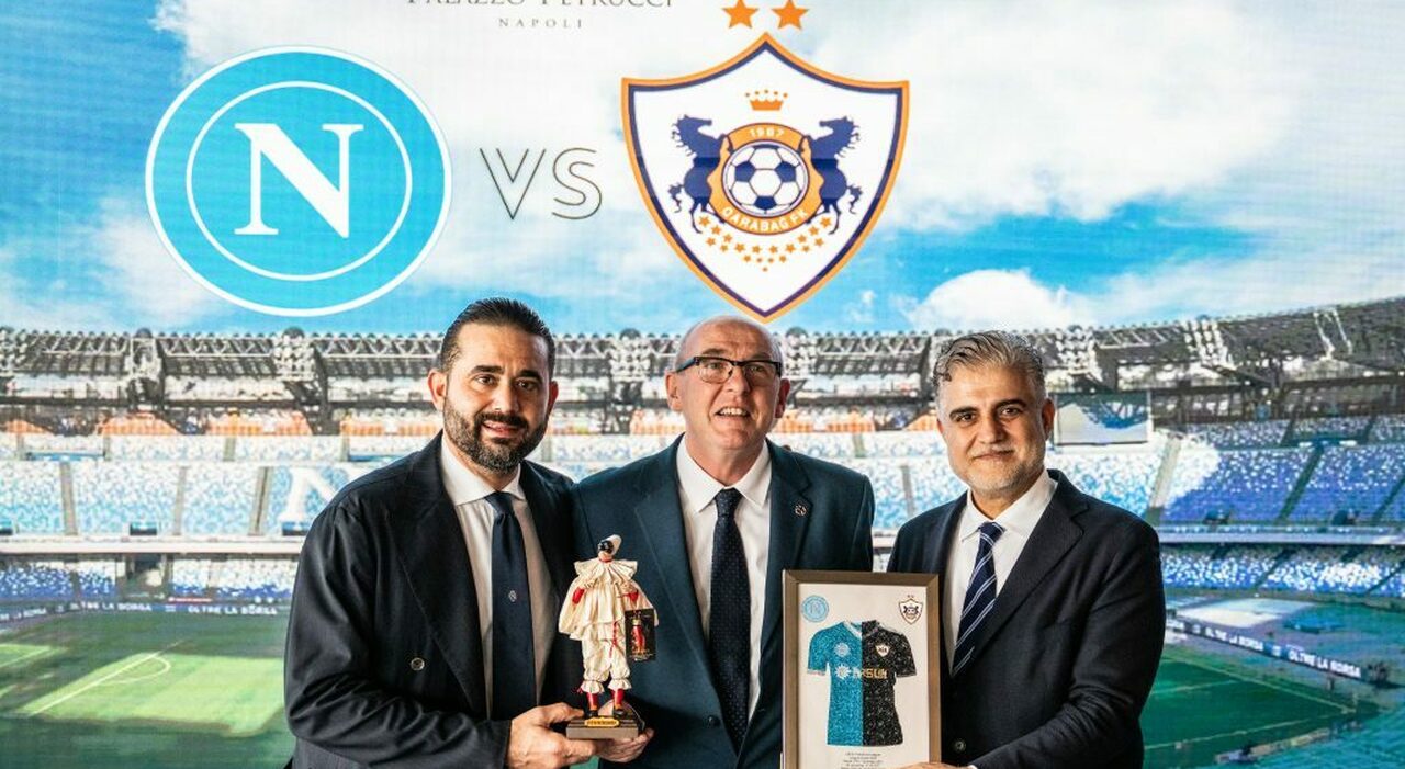 Napoli Qarabag: il pranzo Uefa a Palazzo Petrucci