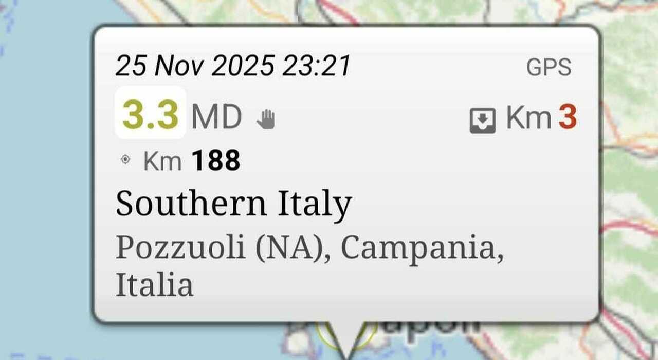 Terremoto a Napoli di magnitudo 3.3, nuova scossa nella zona di Pozzuoli Terremoto a Napoli di magnitudo 3.3, nuova scossa nella zona di Pozzuoli