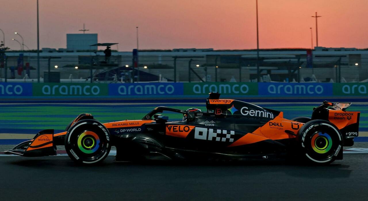 La McLaren nelle prove libere in Qatar