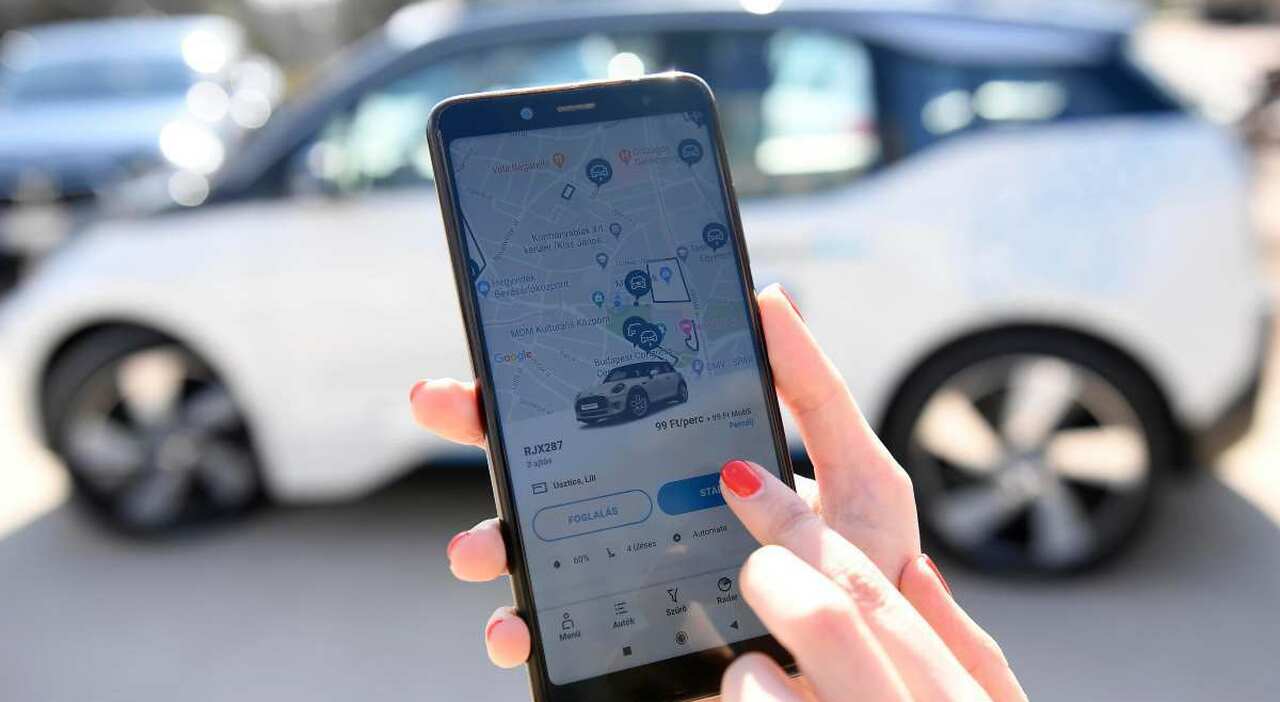 Car sharing a Milano