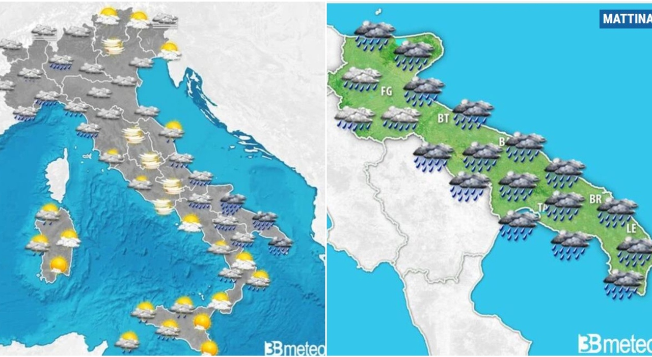 Meteo Puglia, torna il sole sul ponte dell