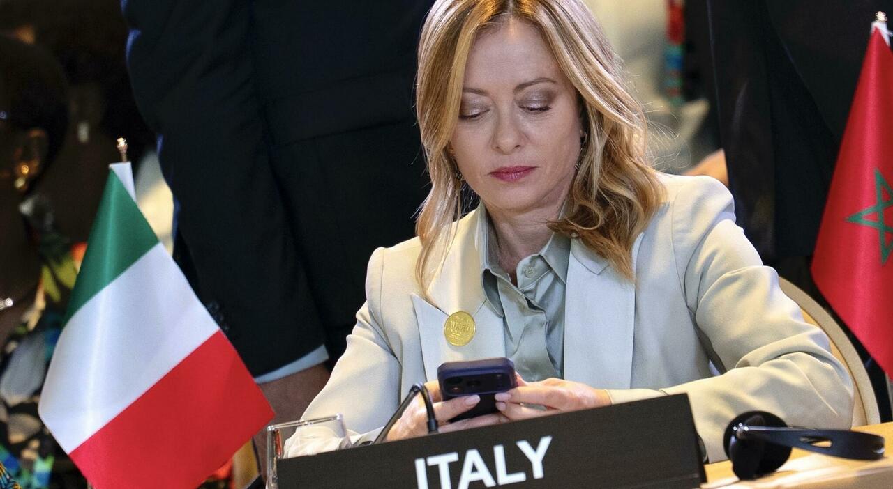 La presidente del Consiglio Giorgia Meloni