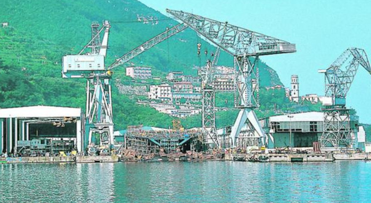 Fincantieri, navi militari nel polo di Castellammare