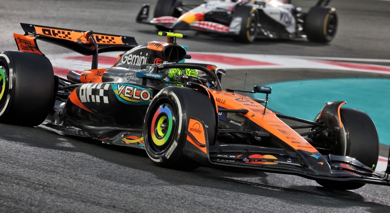 Lando Norris campione del mondo di Formula 1 per la prima volta in carriera, cade il trono di Verstappen (che vince il Gp di Abu Dhabi)