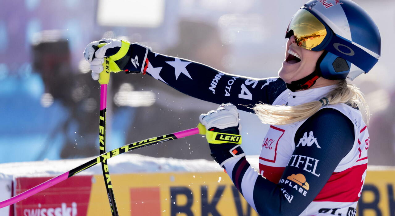 lindsey vonn 232 eterna vince a 41 anni la discesa libera di coppa del mondo a st moritz sofia goggia 232 quarta