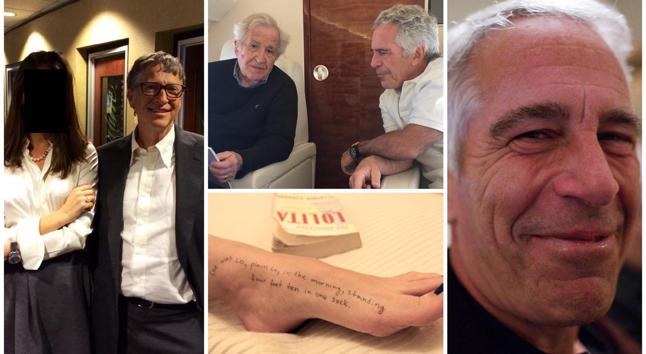 caso epstein bill gates e noam chomsky nelle foto inedite diffuse dai dem spunta anche un piede di donna misterioso da Leggo.it caso epstein bill gates e noam chomsky nelle foto inedite diffuse dai dem spunta anche un piede di donna misterioso