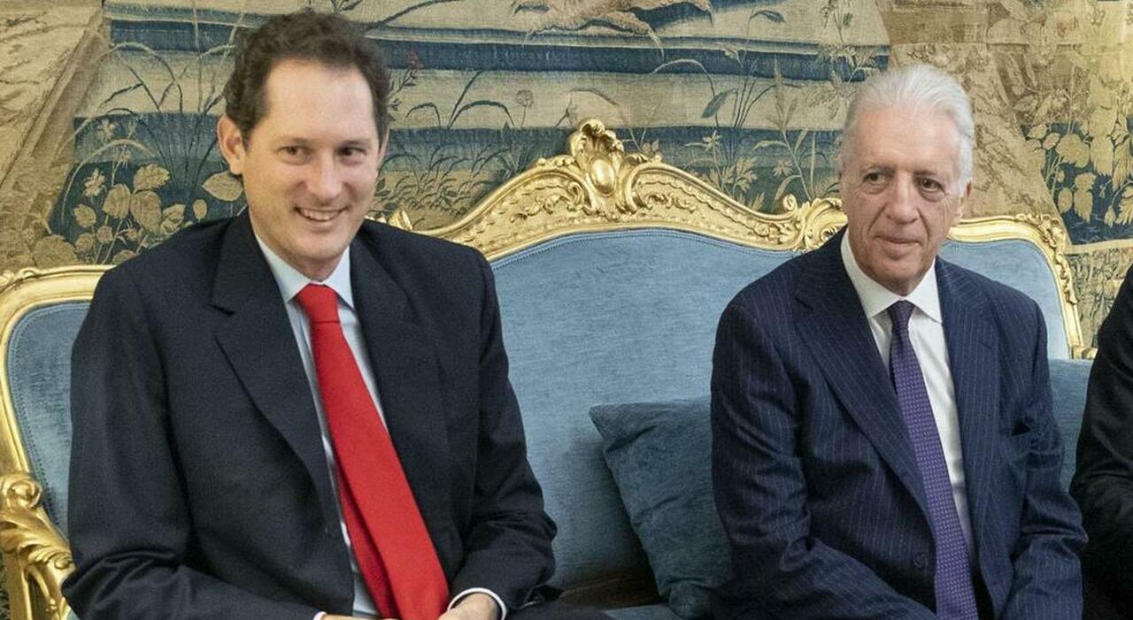 Piero Ferrari (a destra) e John Elkann