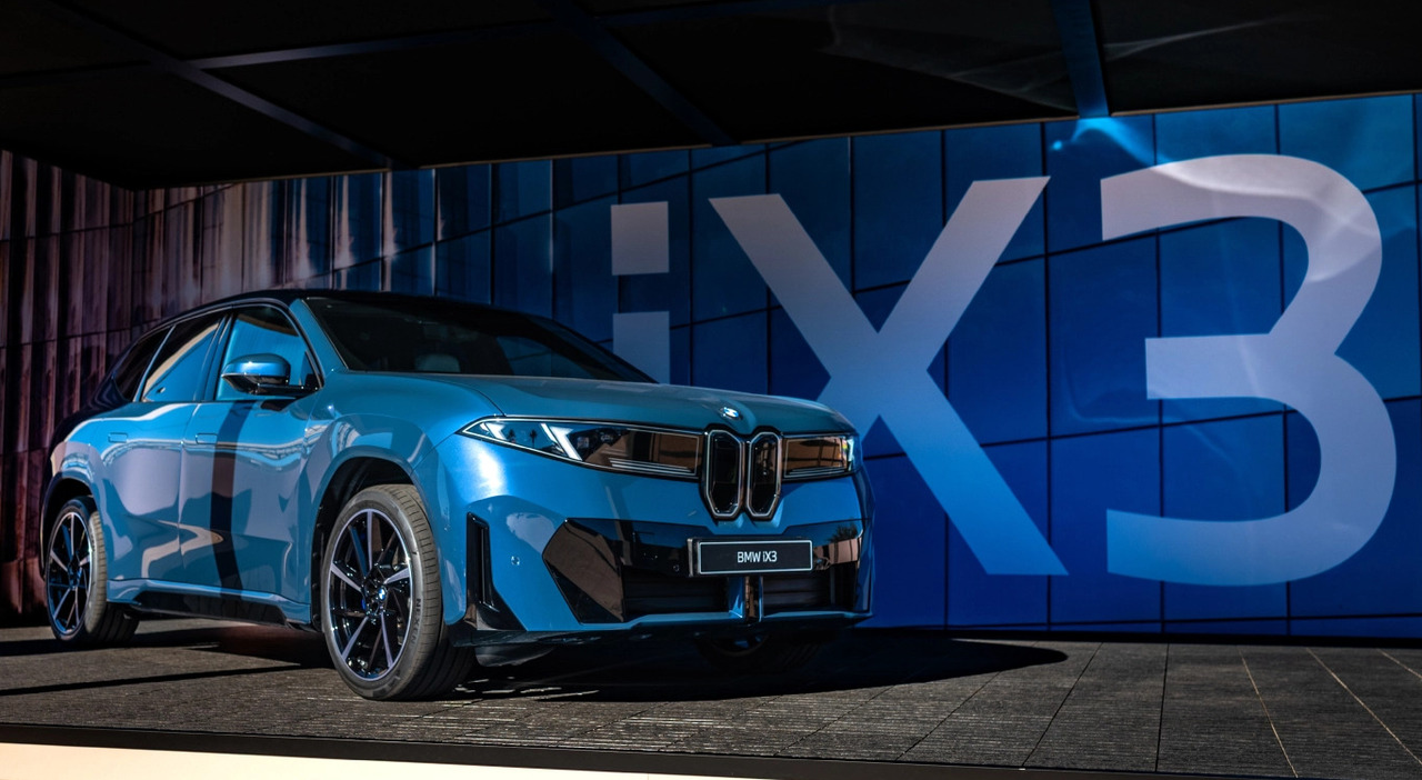 La BMW iX3 a Las vegas