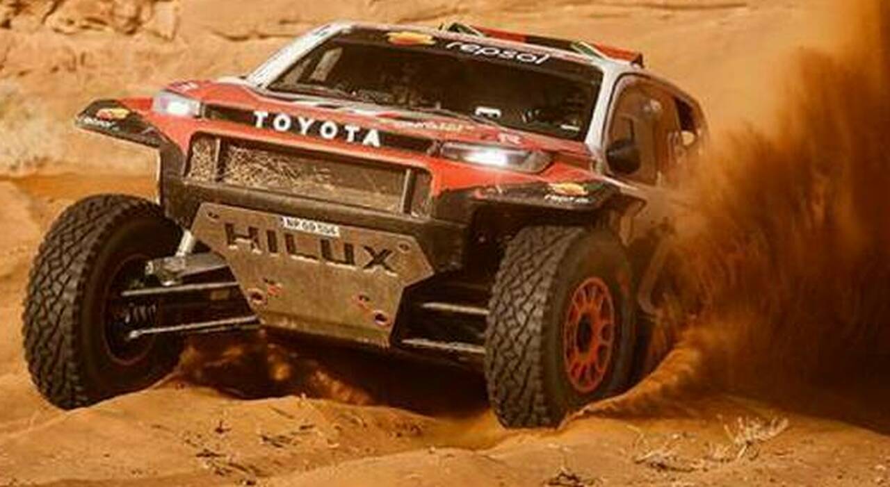 La Toyota Hilux di Lategan