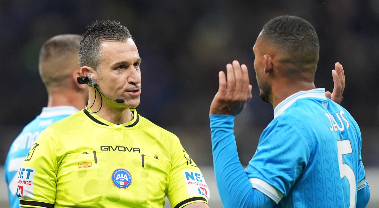 Inter Napoli, fallo di Rrahmani su Mkhitaryan: la spiegazione di Doveri sul rigore