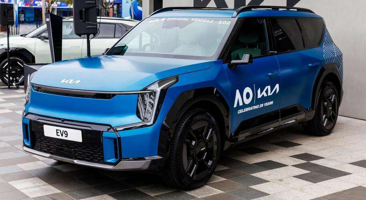 La Kia EV9 griffata Auastralia Open di tennis