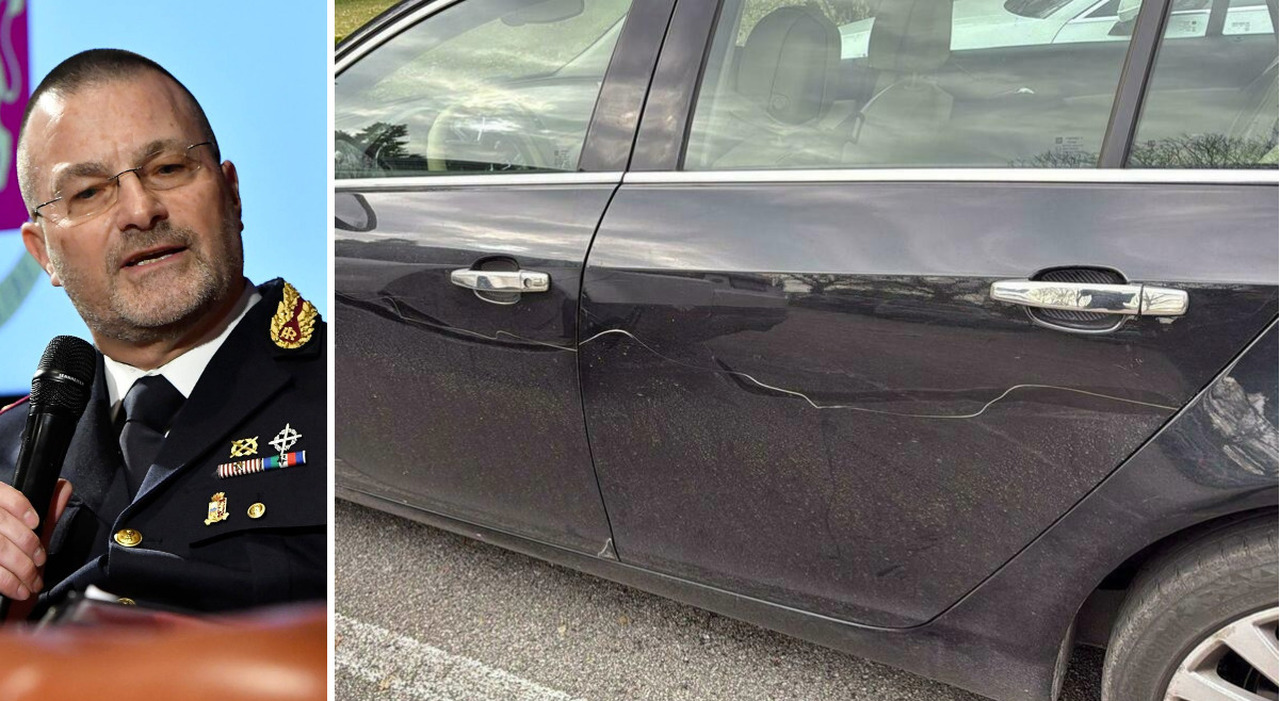 Fabio Zocco, ex capo del pool di Unabomber esce dalla chiesa dopo un funerale e trova l