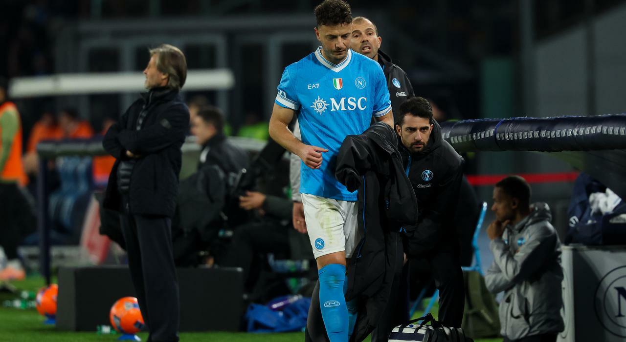 Napoli, infortunio Rrahmani: oggi sarà valutato con Politano. E Neres è un giallo