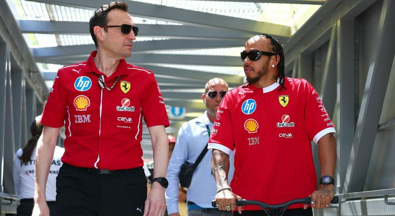 Riccardo Adami e Lewis Hamilton