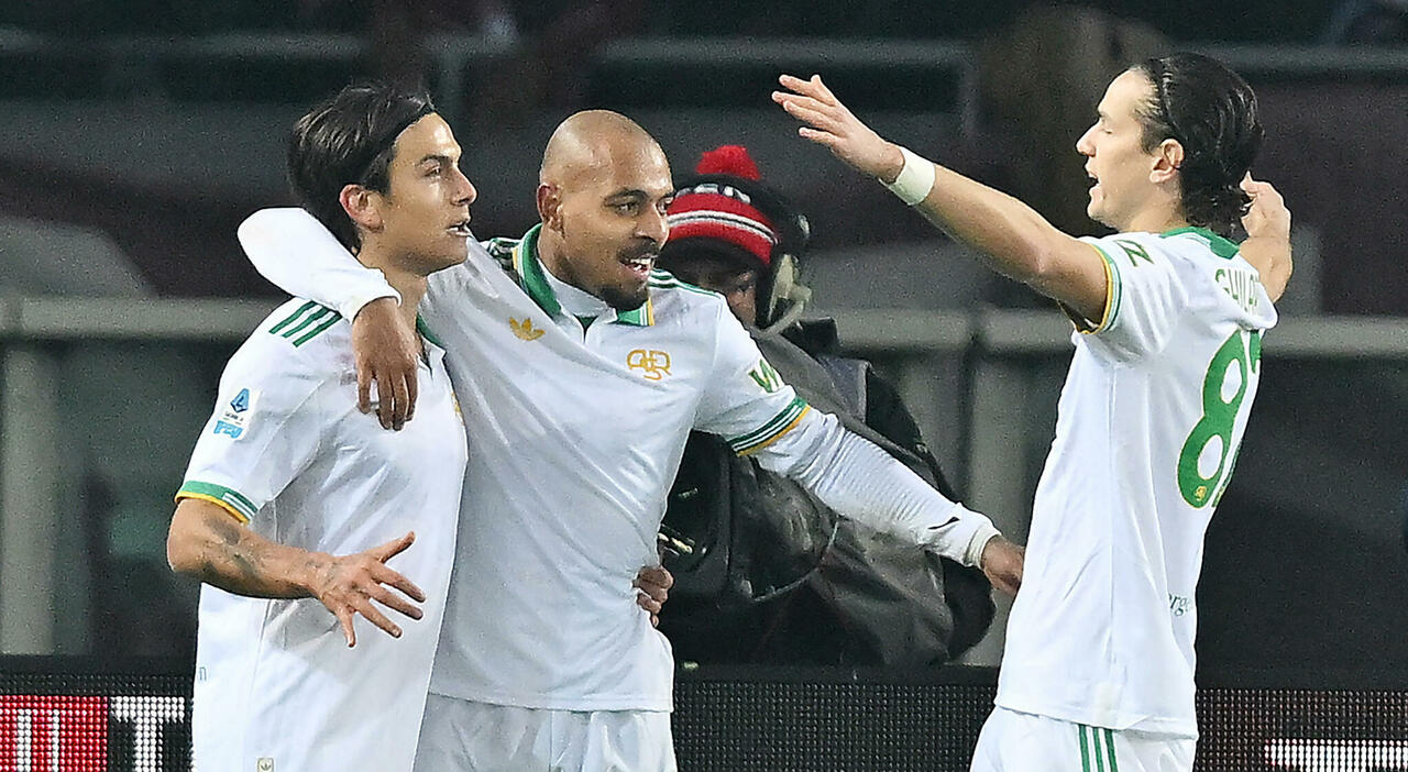 Torino Roma 0 2, le pagelle: Malen (7,5) esordio perfetto, Dybala (7,5) livello superiore, Robinio Vaz (6) sfiora il gol, Adams (6)