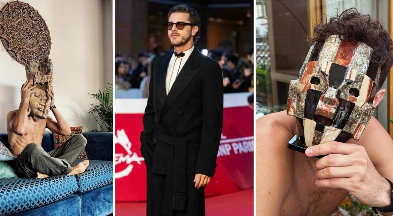 Andrea Arcangeli, la casa del protagonista di "Prima di noi": il balcone per concentrarsi, la passione per le maschere etniche e il mandala