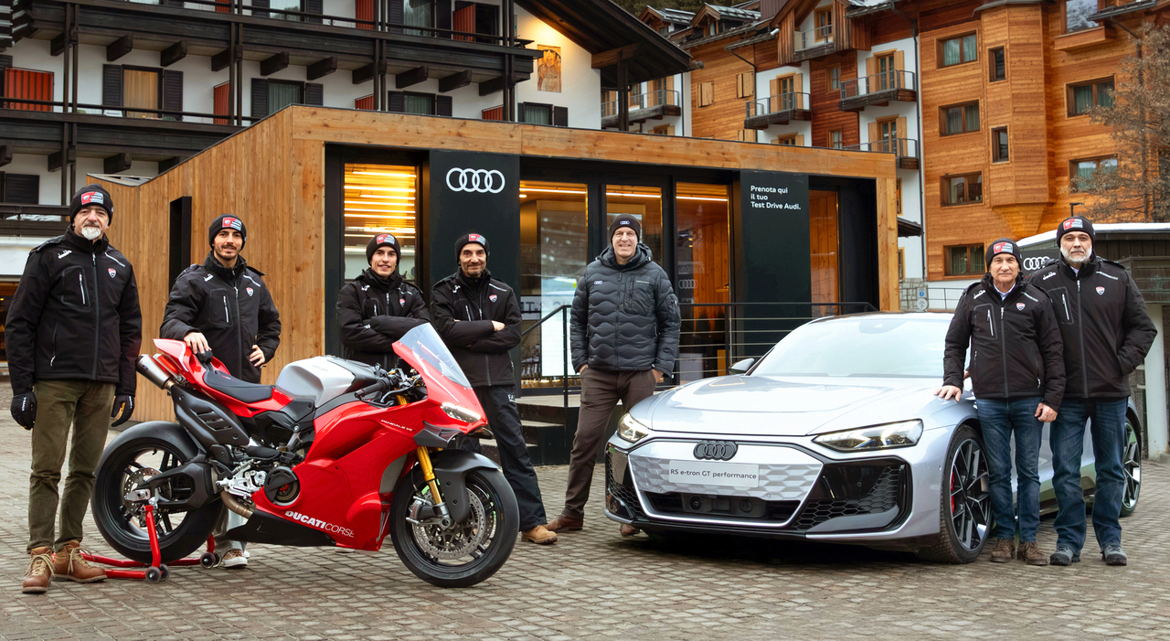 Audi e Madonna di Campiglio hanno accolto, per il quarto anno consecutivo, l'evento Campioni in Pista, durante il quale &egrave; stato presentato il Ducati Lenovo Team