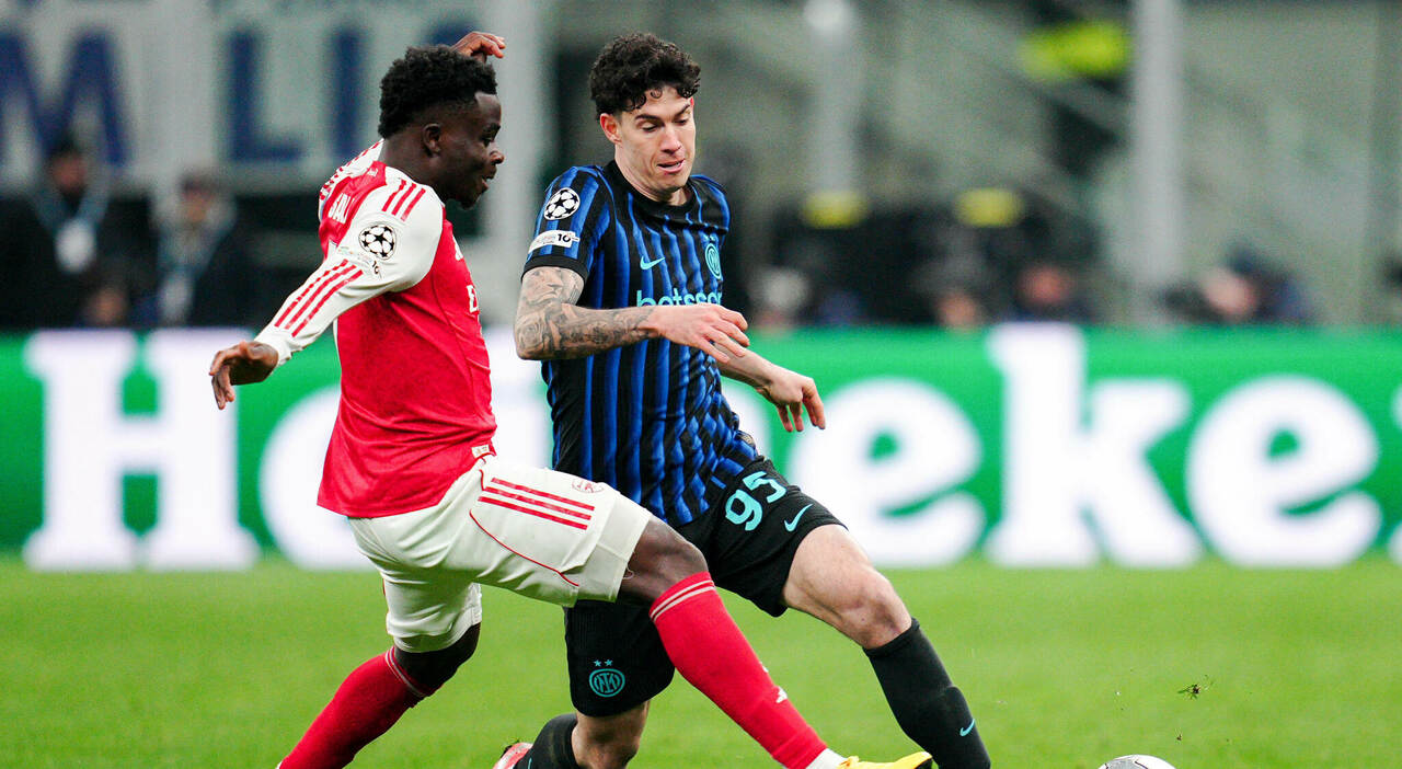 Inter Arsenal 1 3, le pagelle: Sucic (6,5) gol meraviglioso, Thuram (5) è stanco. Gabriel Jesus (7,5) non sbaglia niente, Pio Esposito (6,5)