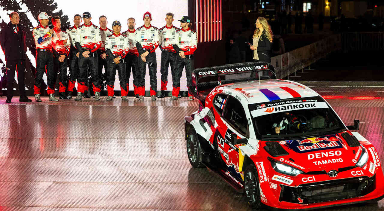 Il team Toyota alla vigilia del Rallye di Monte-Carlo