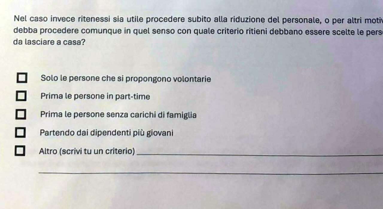 Bluergo, sondaggio choc nell Bluergo, sondaggio choc nell