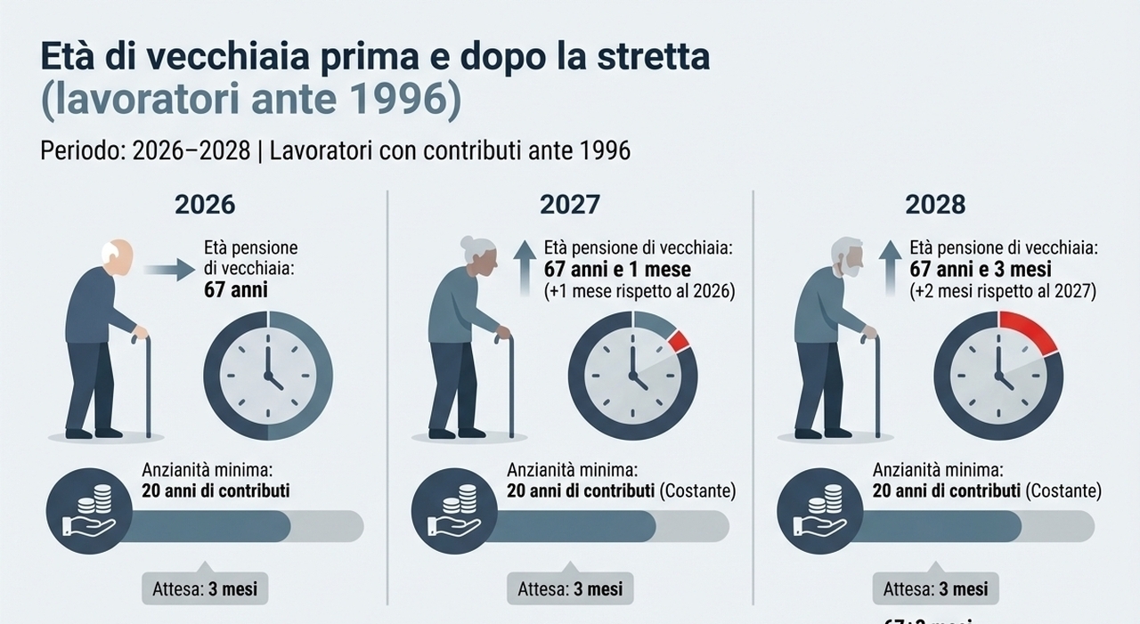 Pensioni, rischio 3 mesi in più per l Pensioni, rischio 3 mesi in più per l