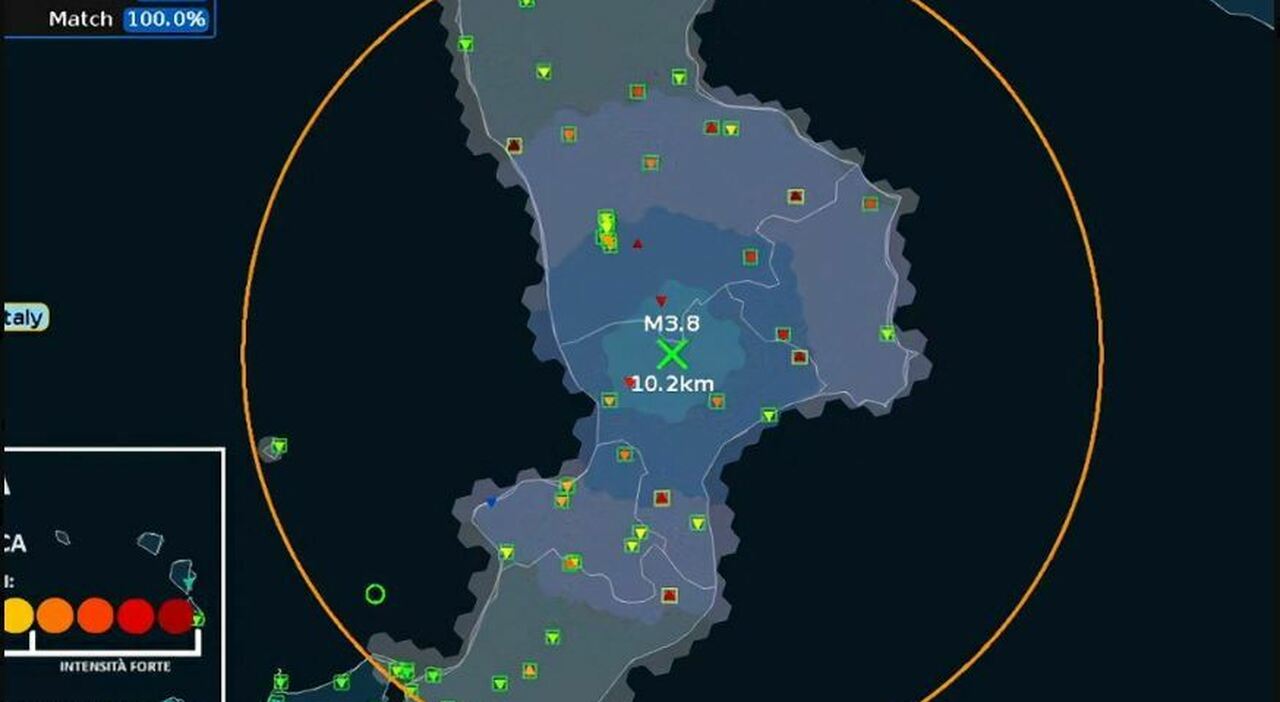 Terremoto a Catanzaro oggi di magnitudo 3.7, la scossa avvertita anche a Cosenza e Crotone