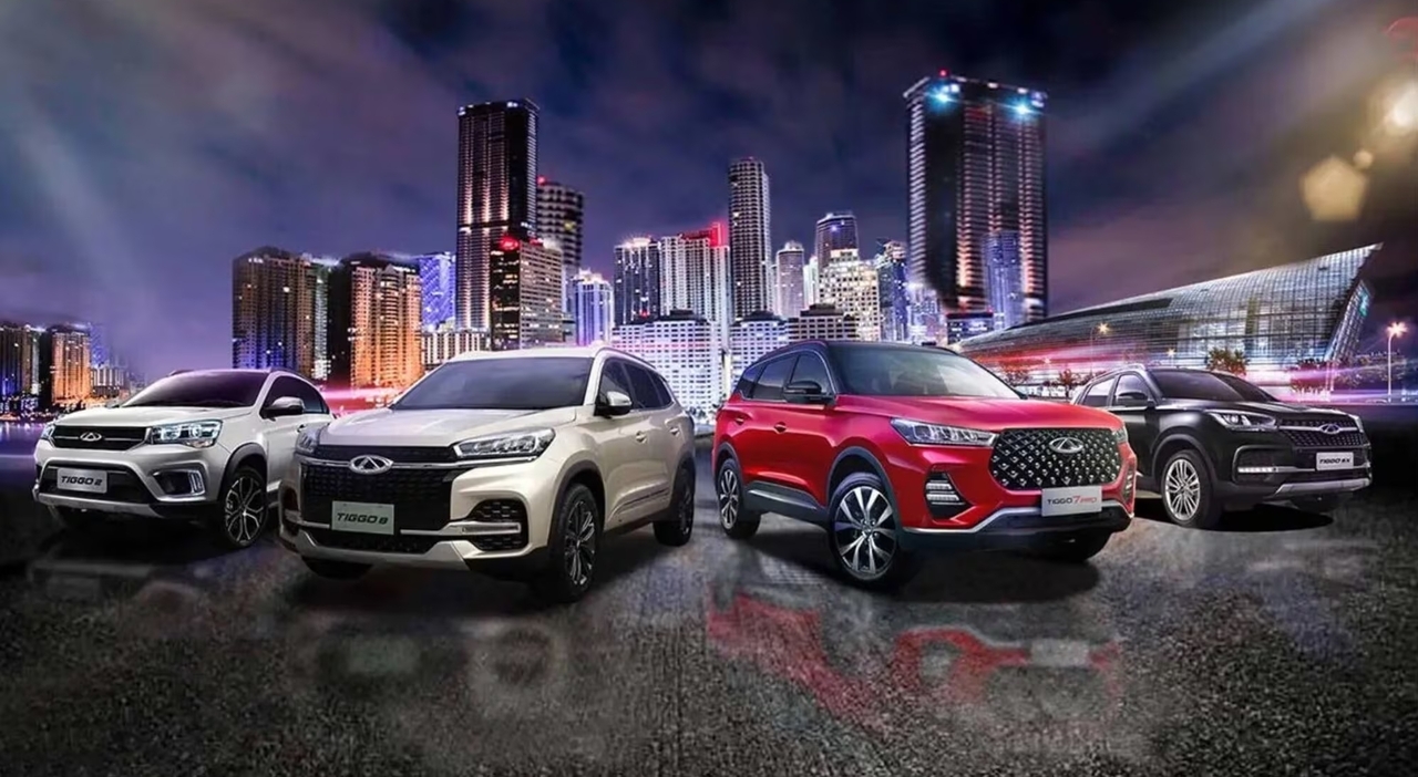 Alcuni modelli di Chery