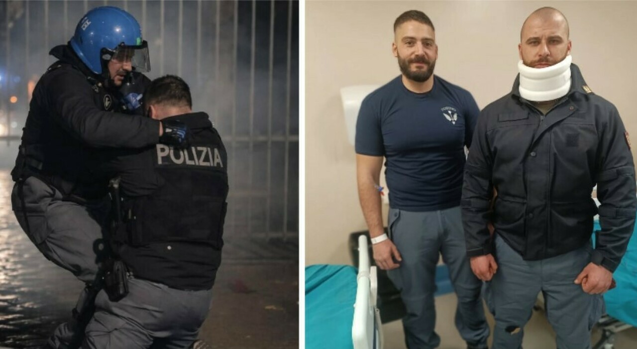 alessandro calista e lorenzo virgulti parlano i due poliziotti feriti a torino al mio collega devo la vita