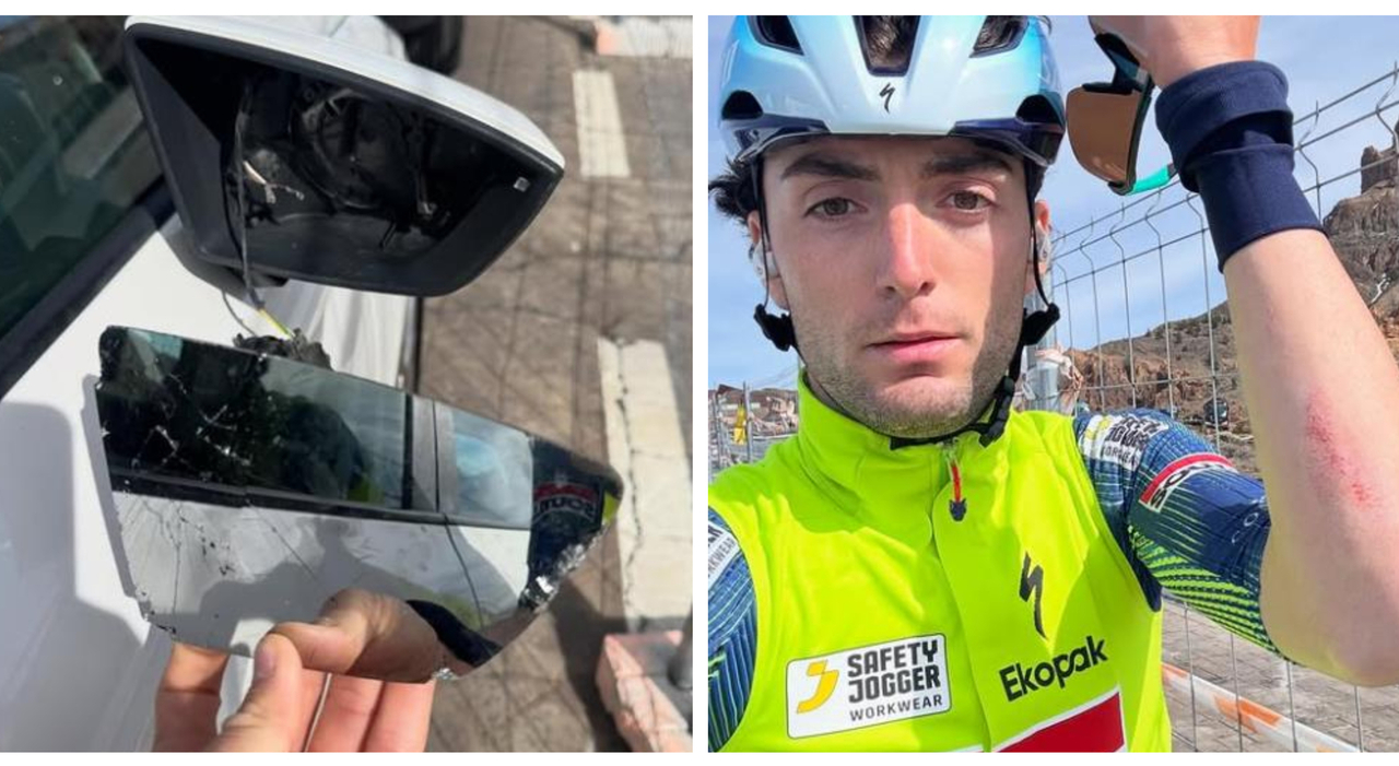il ciclista marchigiano gianmarco garofoli travolto da un pirata della strada a gran canaria andava a pi249 di 100 km h fatico a trovare le parole le foto