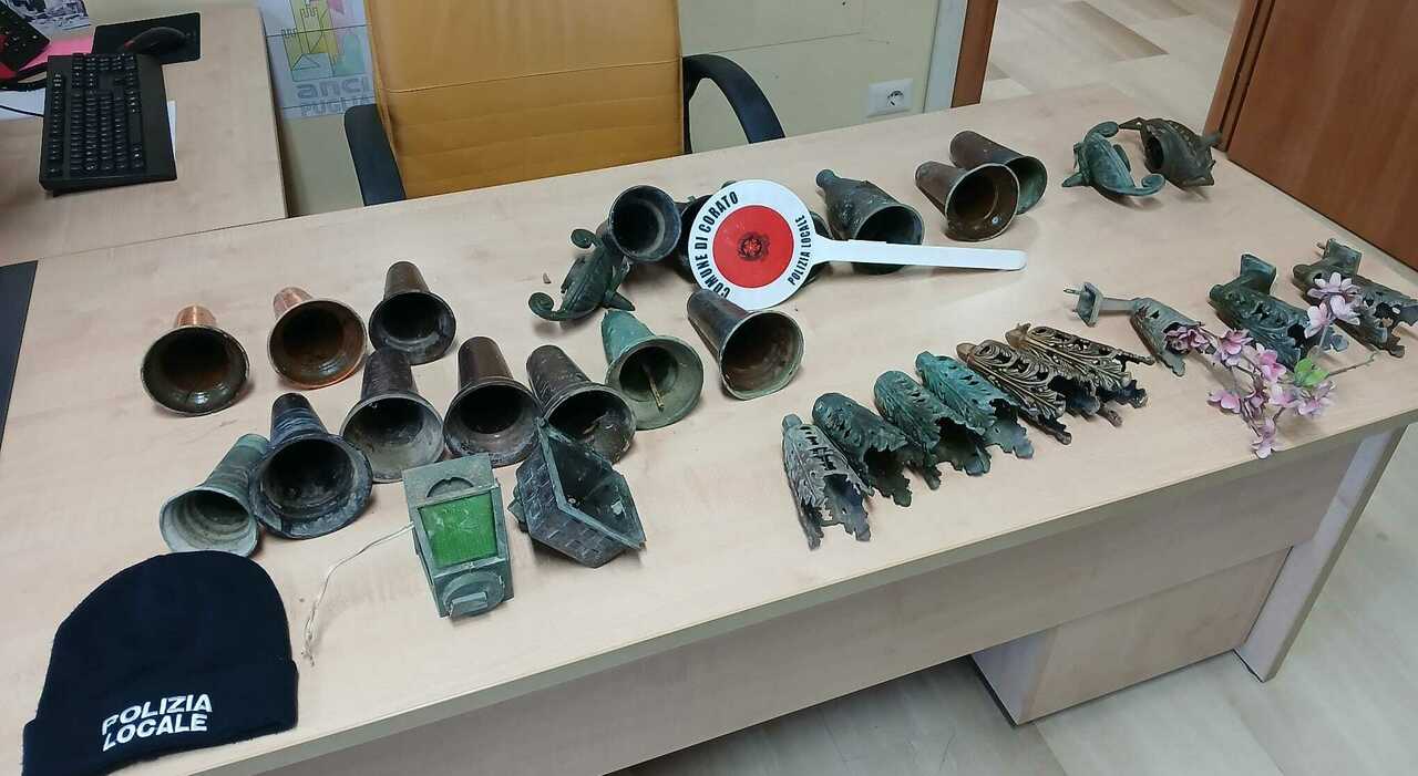 furti di rame e portafiori dalle tombe sorpreso mentre rubava nel cimitero denunciato