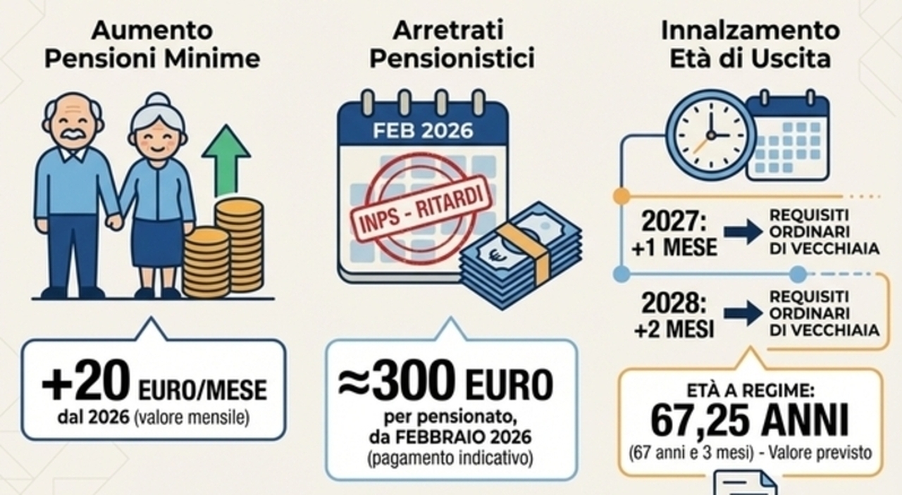 statali e pensionati importi nuovi aumenti arretrati e anticipate cosa cambia e la fine delle misure popolari