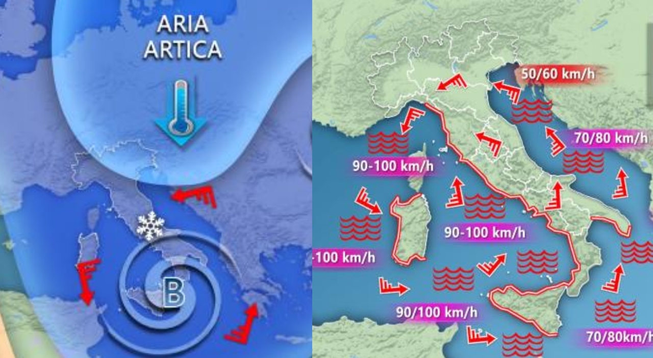 Meteo, il Ciclone di San Valentino si sta per abbattere sull