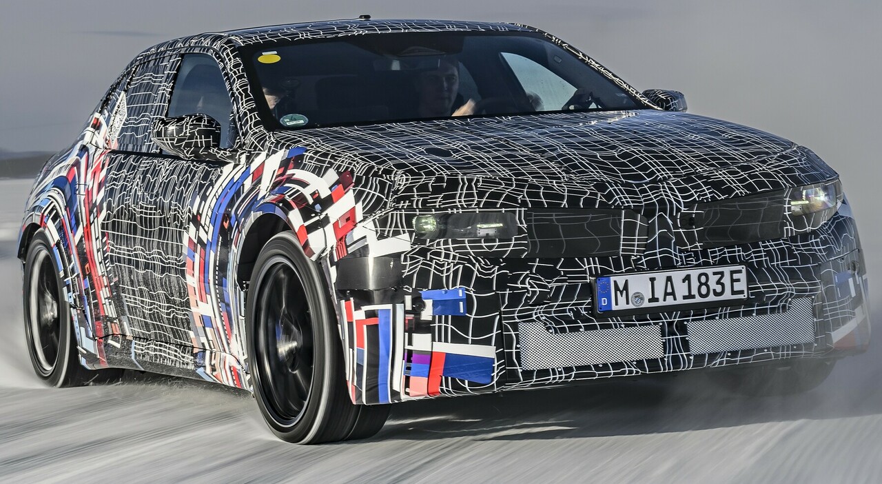 La BMW i3 in fase di test