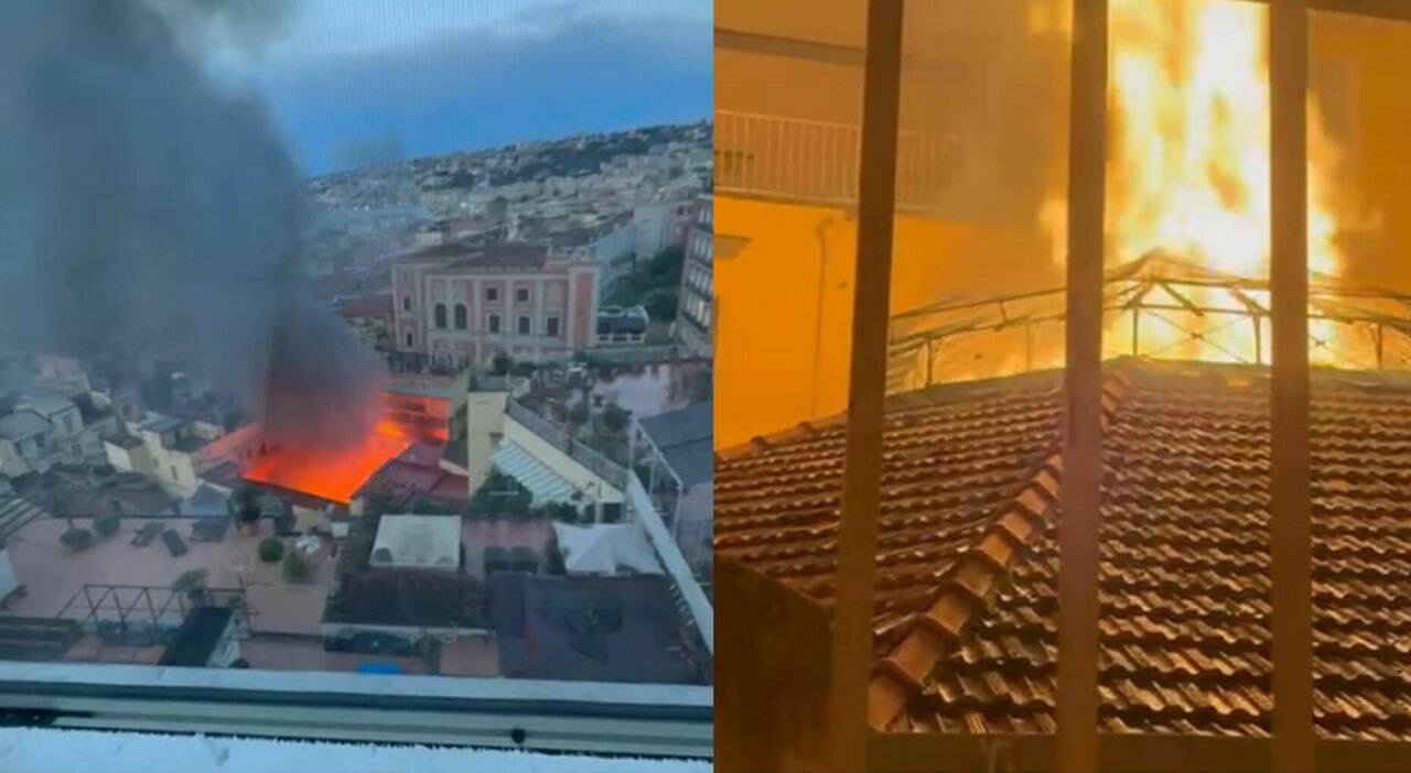 napoli incendio al teatro sannazaro crollata la cupola persone intossicate e danni ai palazzi da Ilmessaggero.it napoli incendio al teatro sannazaro crollata la cupola persone intossicate e danni ai palazzi