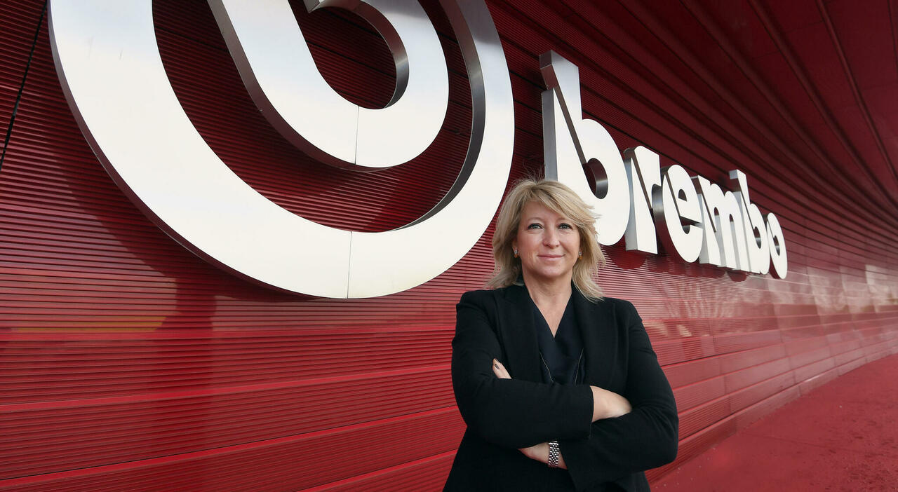 La Chief CSR Officer con il fine di promuovere l'impegno del Gruppo Brembo in materia di Corporate Social Responsibility, Cristina Bombassei, nella sede di Stezzano (Bergamo)