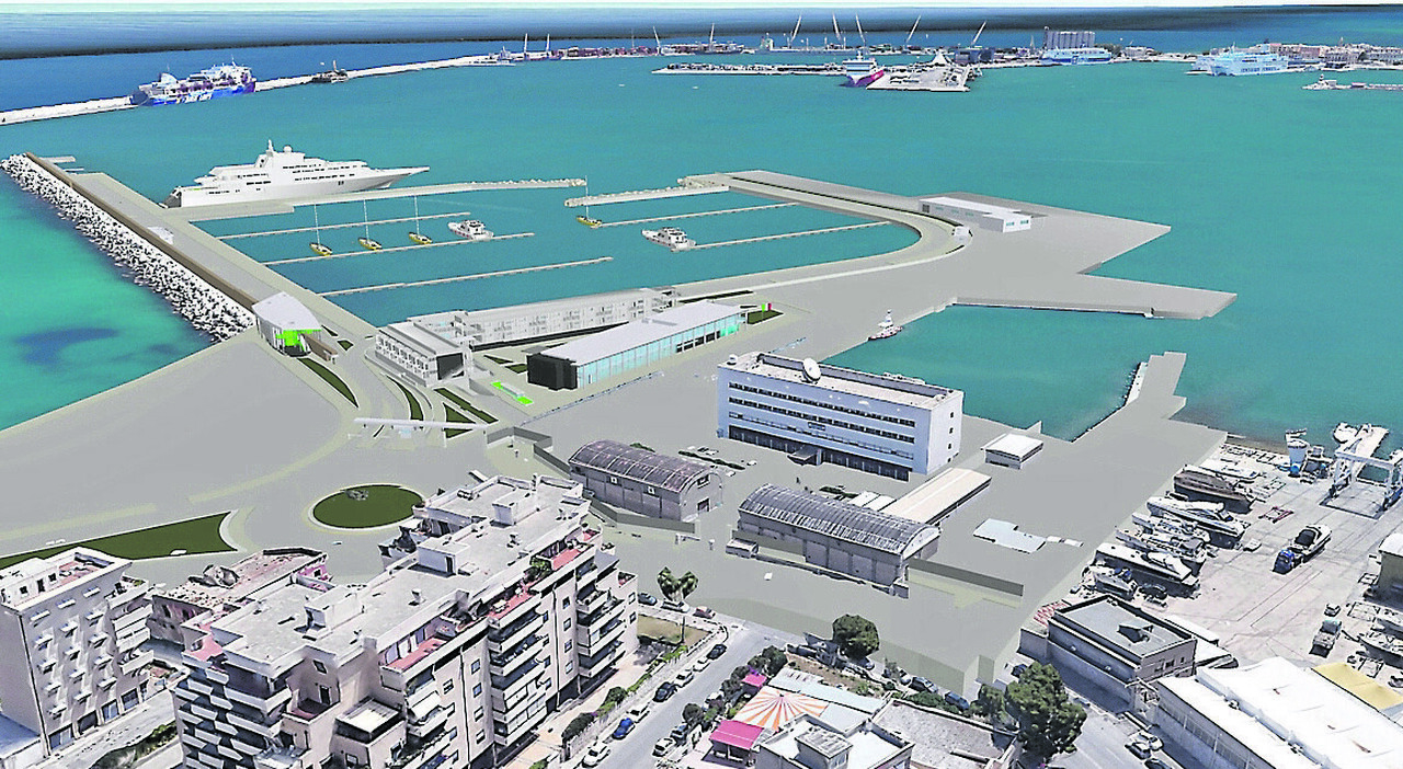 porto di bari aggiudicati i lavori al molo san cataldo fincantieri realizzer224 il nuovo marina il progetto