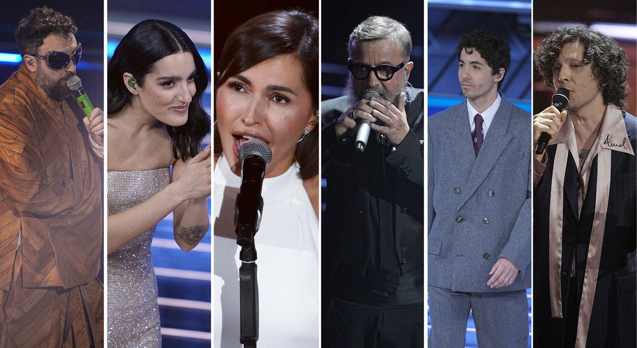 Sanremo pagelle top e flop prima serata: Chiello arriverà ultimo (5), Tredici Pietro si sgola (5), Nigiotti ...