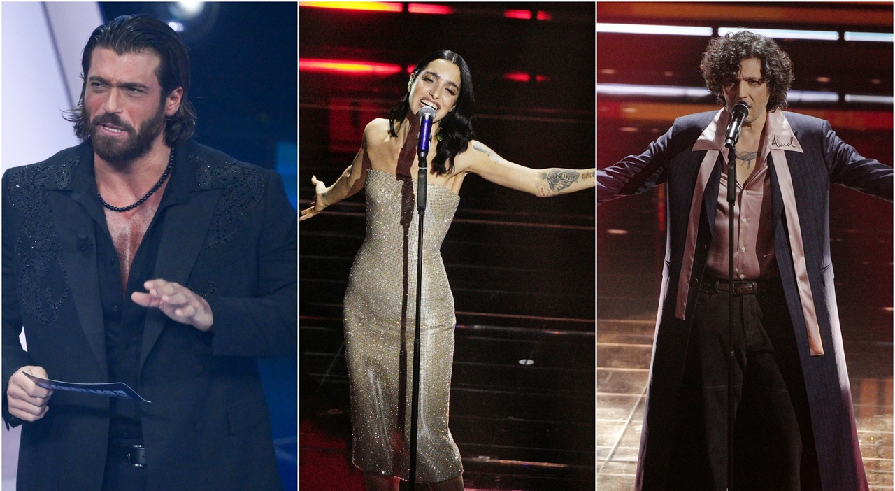 Pagelle look Sanremo, Yaman (8) è estate, Levante (7) essenziale, Fedez (9) promosso, Meta (9) poetico. I voti Pagelle look Sanremo, Yaman (8) è estate, Levante (7) essenziale, Fedez (9) promosso, Meta (9) poetico. I voti