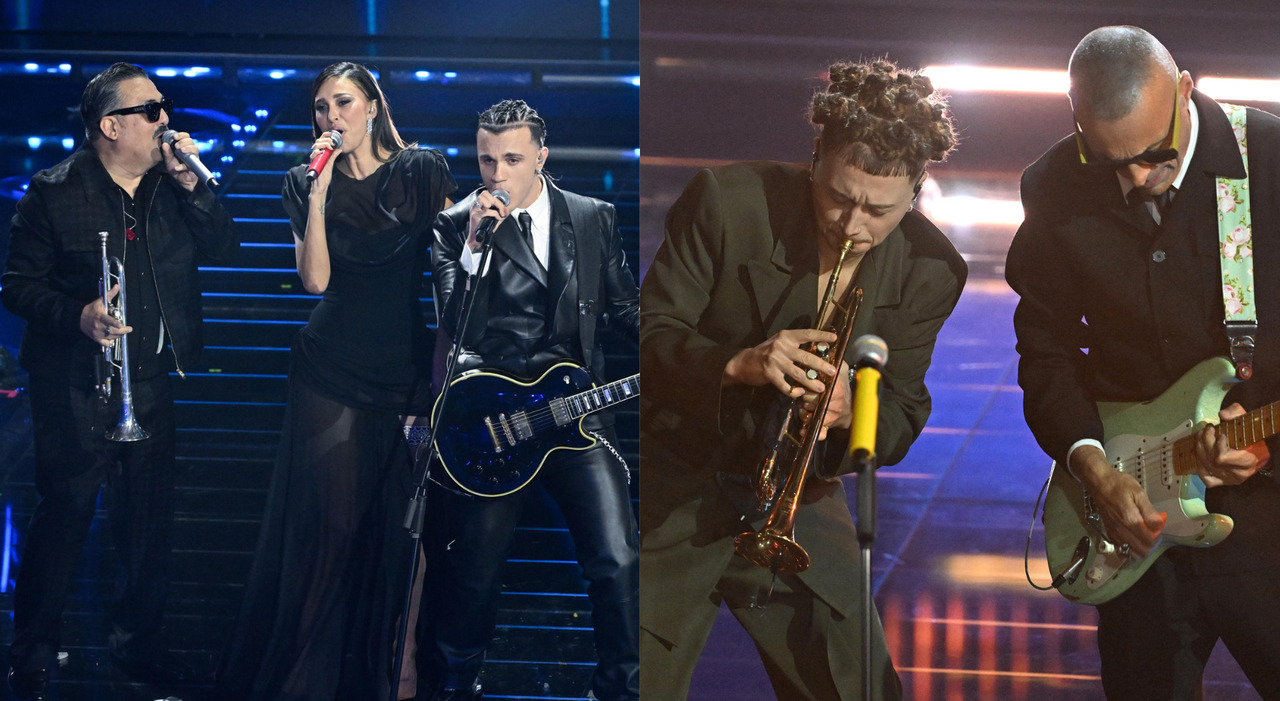 Sanremo, pagelle cover: Sayf Britti Biondi jazz felino (9), Samurai Jay Belen Roy Paci randagi senza direzione (3)