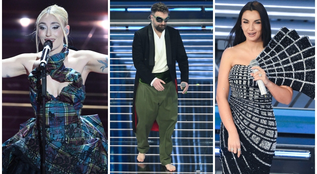 Sanremo 2026, pagelle look della finale. Mara Sattei con la tovaglia (N ...