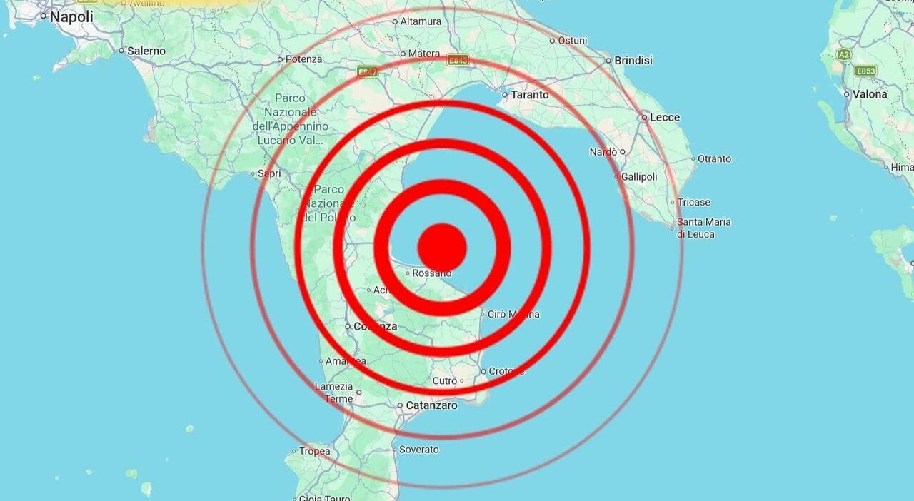 terremoto in calabria trema anche la puglia scossa avvertita distintamente nel salento