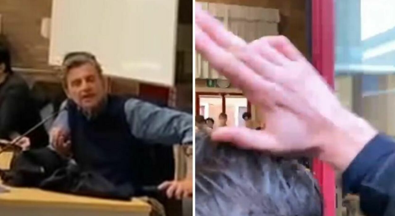 calenda contestato con il gesto della p38 sotto inchiesta il collettivo sumud