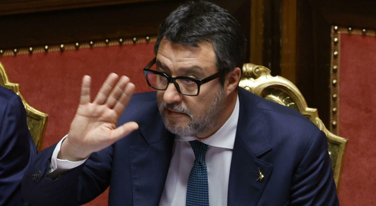 il ministro delle Infrastrutture e dei Trasporti Matteo Salvini