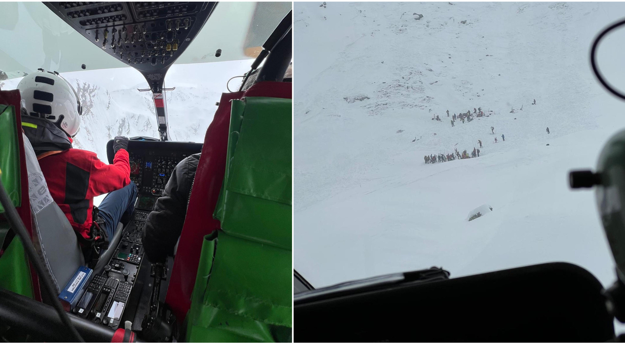 valanga in alto adige travolge dieci scialpinisti 2 morti e tre feriti grave in corso maxi operazione di salvataggio con cinque elicotteri