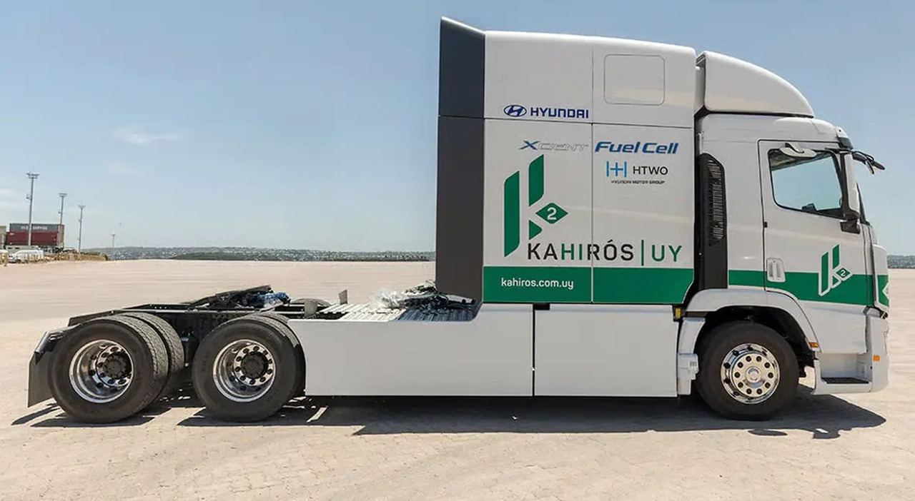 Hyundai Motor Company ha annunciato il debutto in Sud America della prima flotta di camion pesanti a celle a combustibile della regione