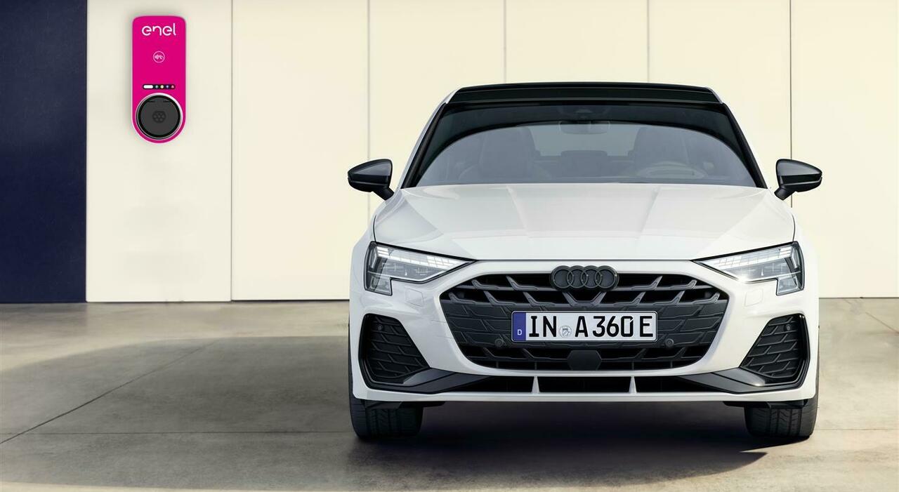 Audi con Enel amplia l'offerta per la ricarica domestica