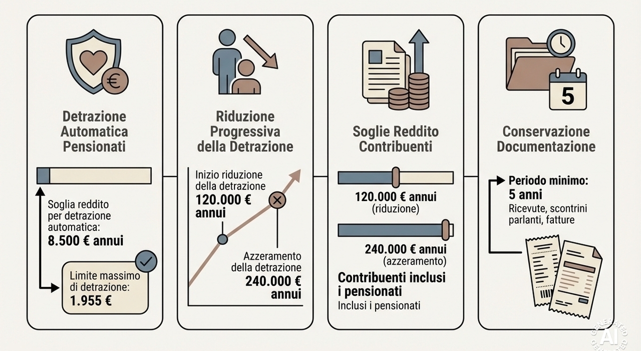 Pensionati e detrazioni fiscali