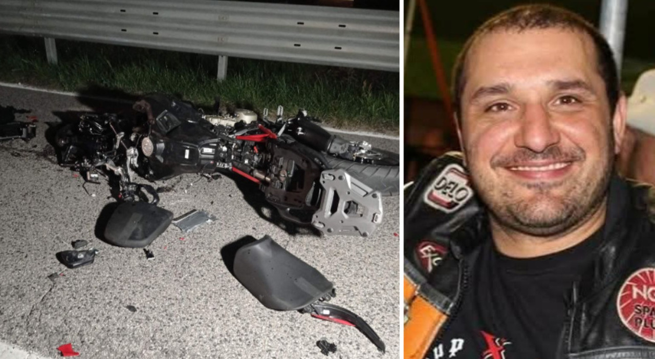 incidente tra moto e furgone il centauro sbalzato sull asfalto giampietro scarsini muore a 49 anni